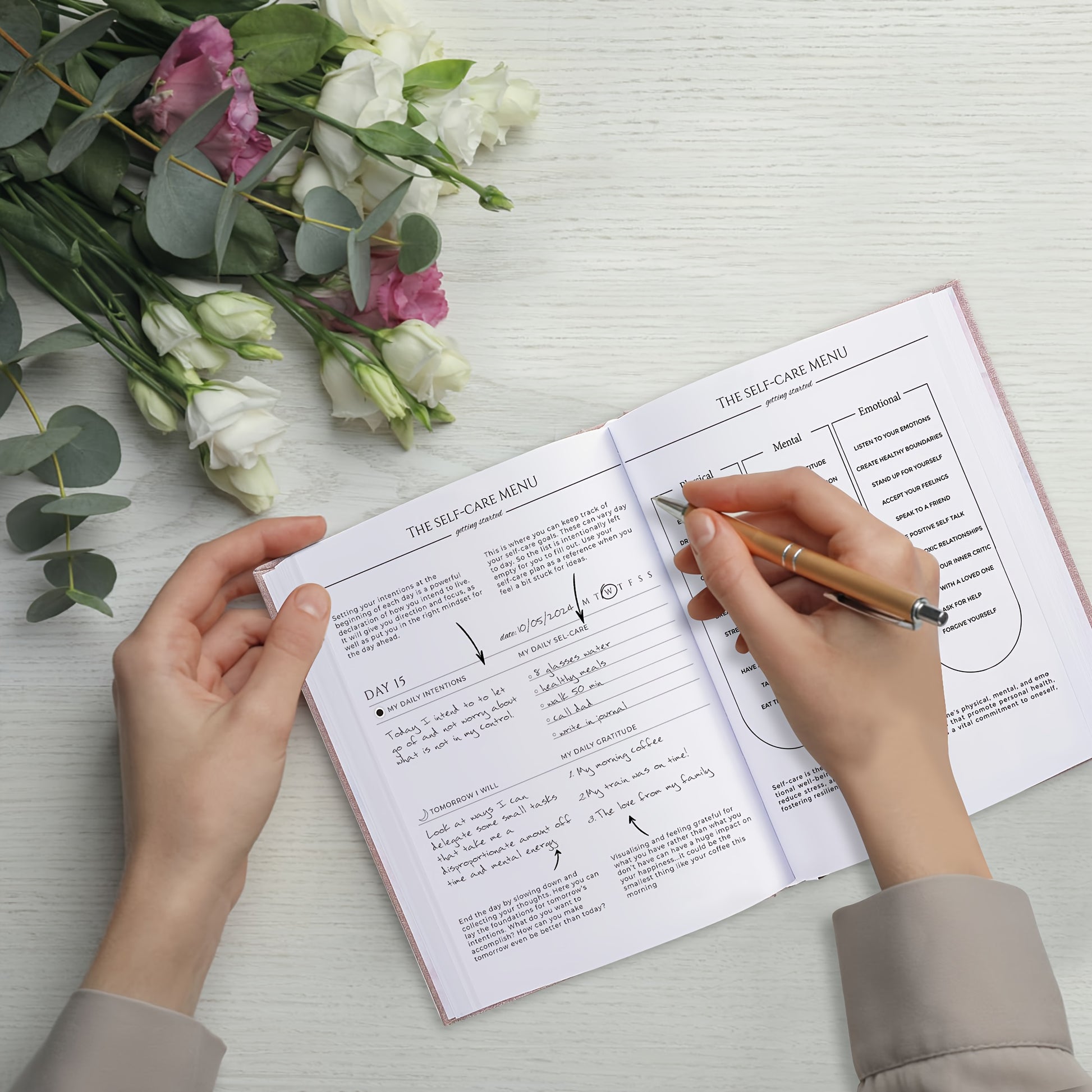 📔 Mijn Dagelijkse Zelfzorg Dagboek – 365 Dagen Planner met Inspirerende Citaten (Engelstalig)