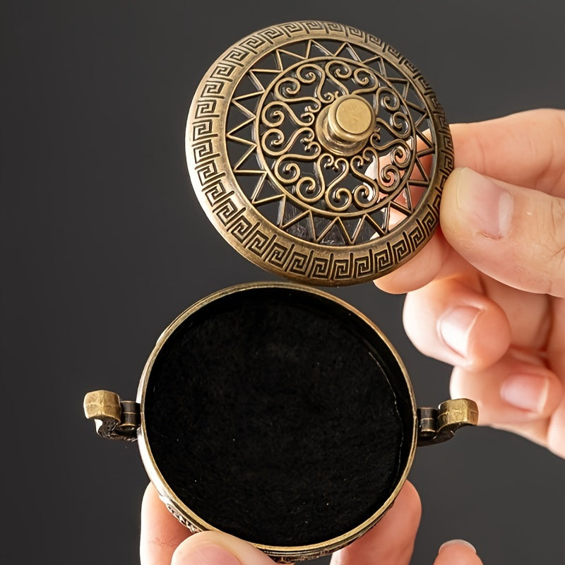 🕊️ Vintage Messing Wierookbrander – Met Ingewikkelde Gravures & Antieke Afwerking voor Sfeervolle Ontspanning