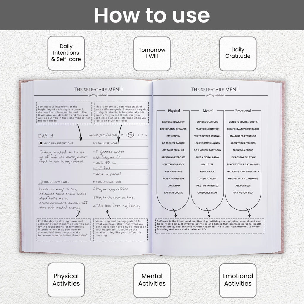 📔 Mijn Dagelijkse Zelfzorg Dagboek – 365 Dagen Planner met Inspirerende Citaten (Engelstalig)