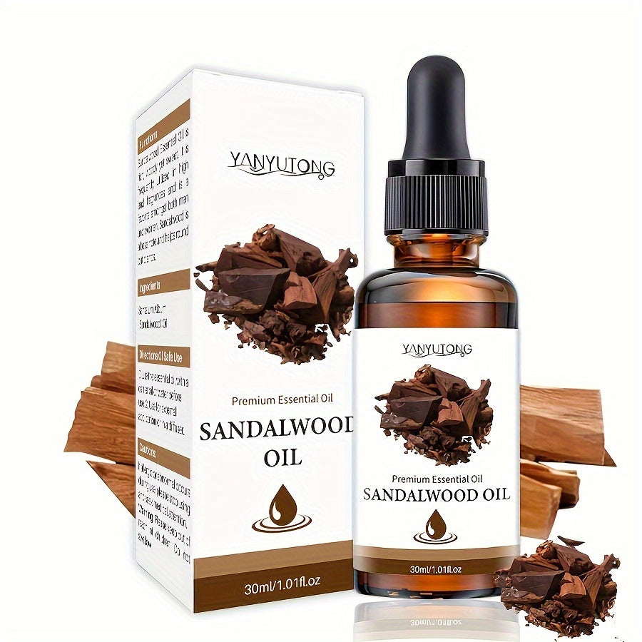 🌰 Sandelhout Essentiële Olie 1oz – Voor Haar, Gezicht & Lichaam