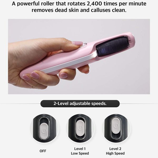 Oplaadbare Eeltverwijderaar – Home Foot Spa & Pedicure Tool | Verwijdert Droge Huid voor Zachte, Soepele Voeten