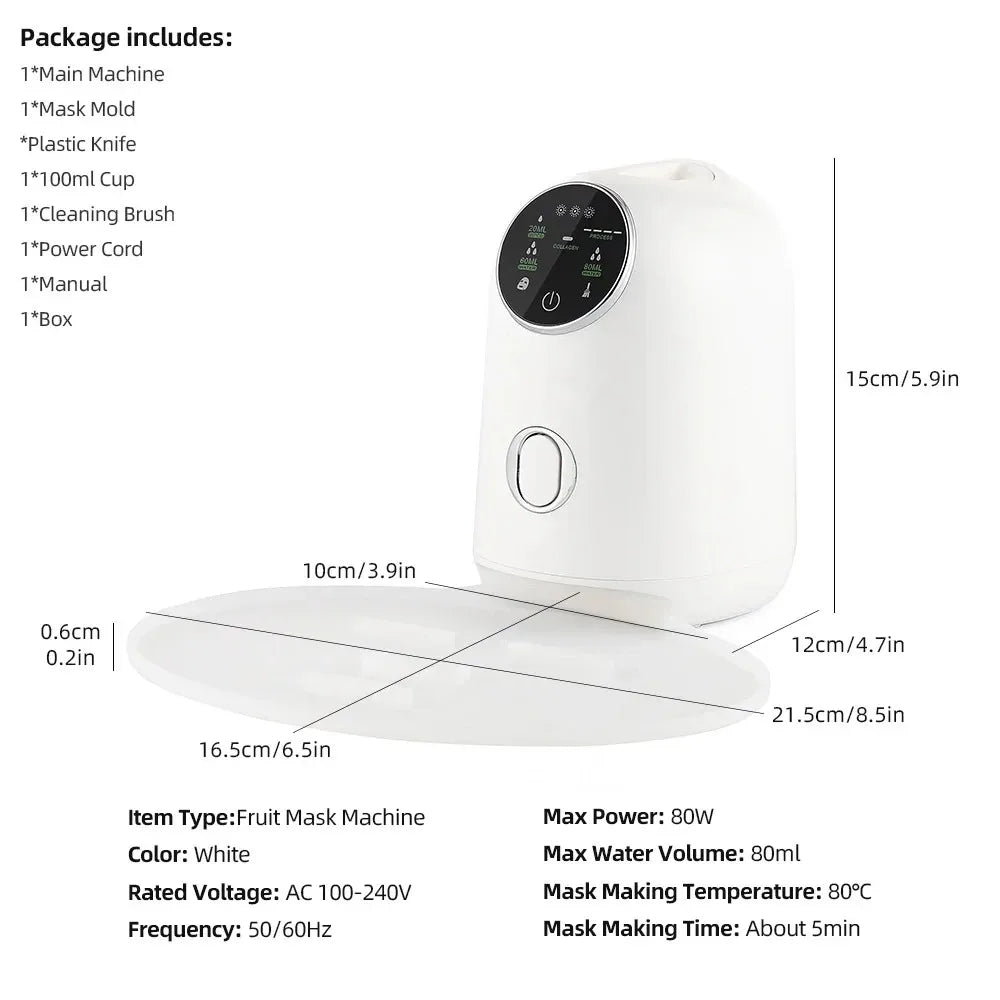 DIY Maskermachine voor Thuisgebruik – Maak Zelf Gezichtsmaskers van Groente, Fruit, Melk & Meer