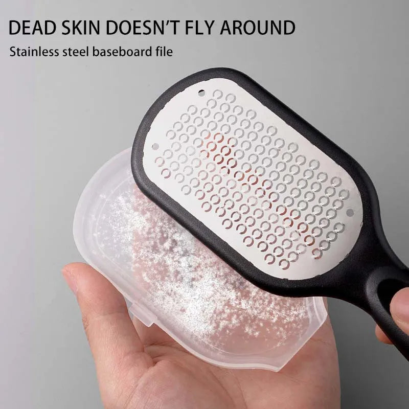 Professionele Voetvijl van Roestvrij Staal – Eeltverwijderaar & Dode Huid Verwijderaar | Pedicure Tool voor Gladde Voeten