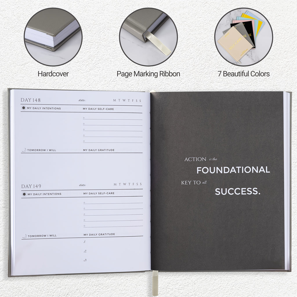 📔 Mijn Dagelijkse Zelfzorg Dagboek – 365 Dagen Planner met Inspirerende Citaten (Engelstalig)