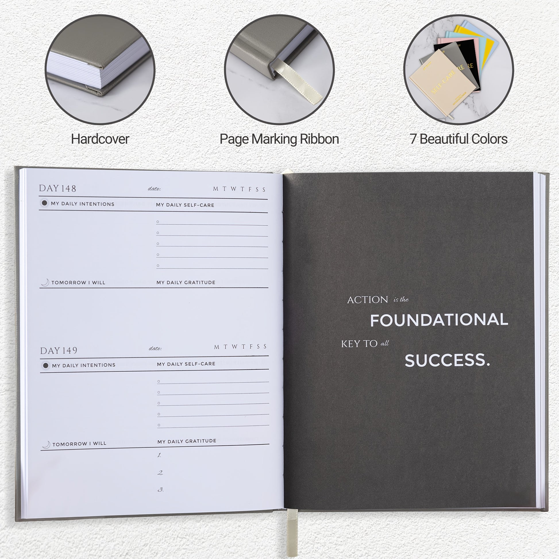 📔 Mijn Dagelijkse Zelfzorg Dagboek – 365 Dagen Planner met Inspirerende Citaten (Engelstalig)