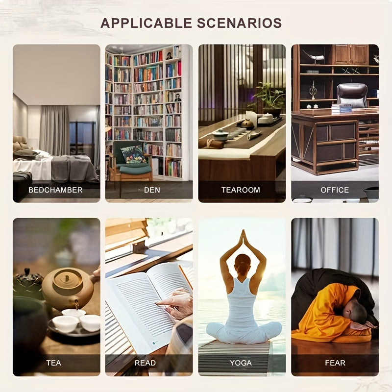 🕯️ 378-delige Wierookkegels Set – Mix van 9 Geuren voor Ontspanning, Meditatie & Decoratie