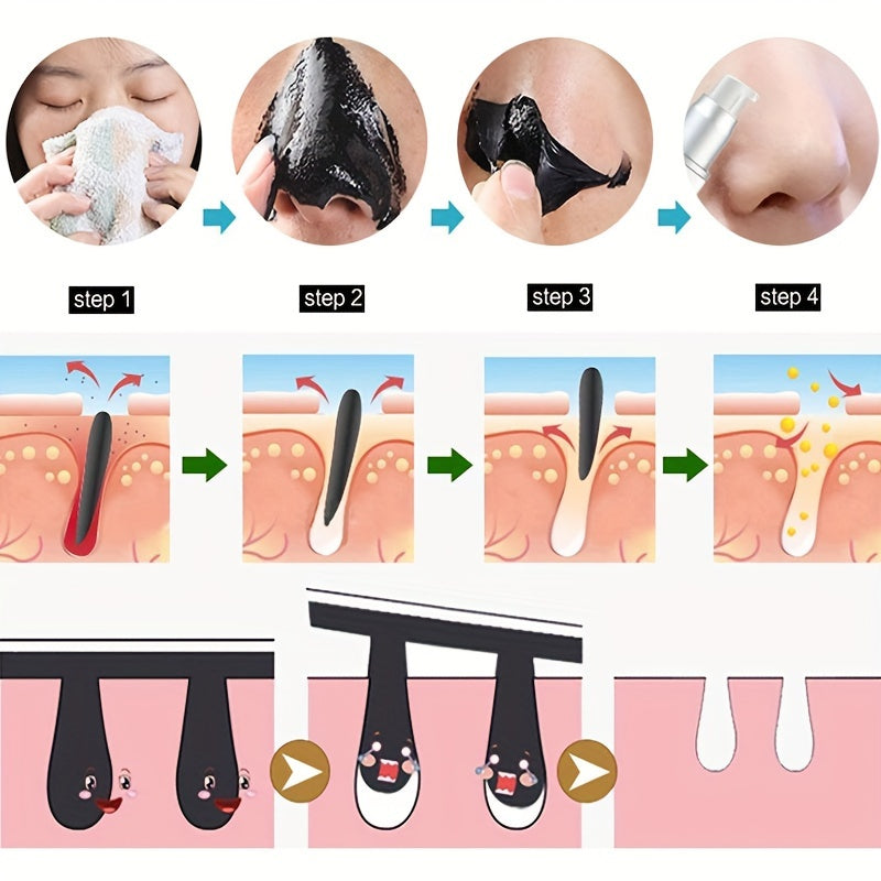 🖤 MSOCTI Bamboe Kool Blackhead Masker – 50g | Diep Reinigend & Ontgiftend | Unisex Gezichtsmasker met Actieve Kool & Groene Thee